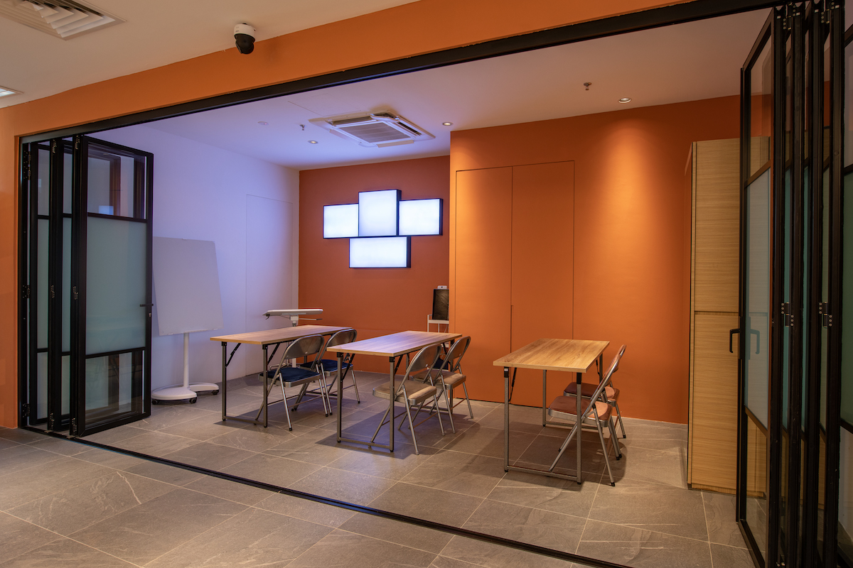 The Hair Library training room and auditorium